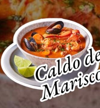 CALDO DE MARISCOS RECETA FACIL